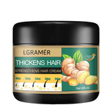 Ginger Hair Cream Deep Cleansing Promote Hair Growth Relieving Hair Loss Improving Scalp Stimulate Hair Follicle Smoothing Care