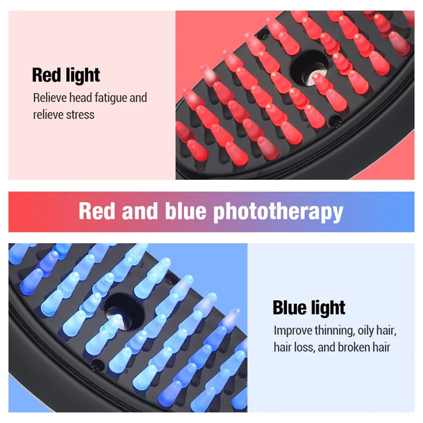 Nanospray Vibration Massage Comb