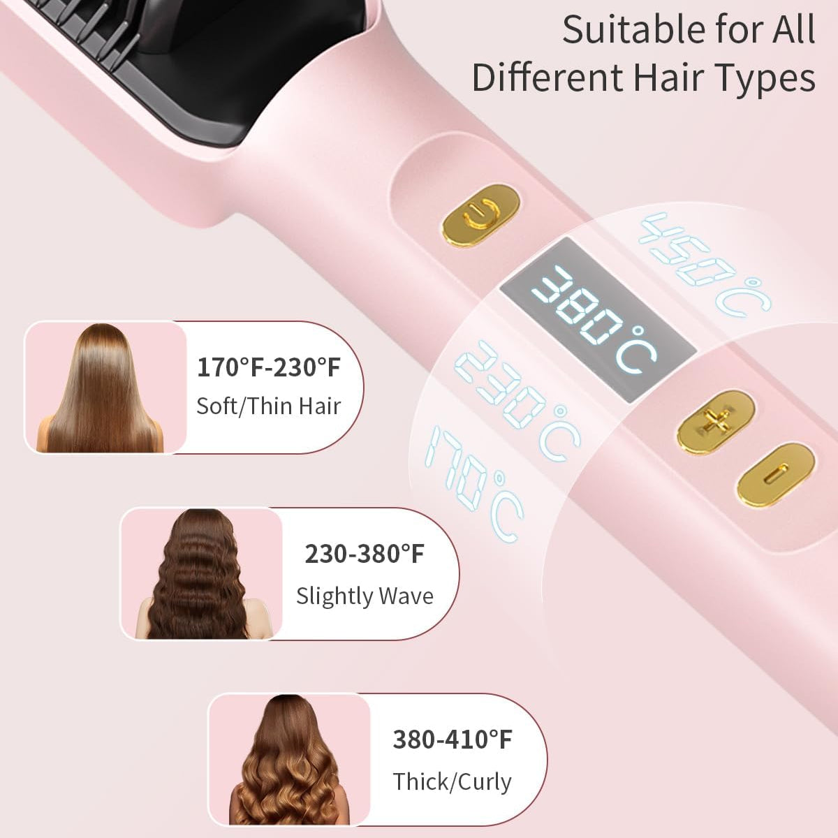 Electric Hair Straightener Brush