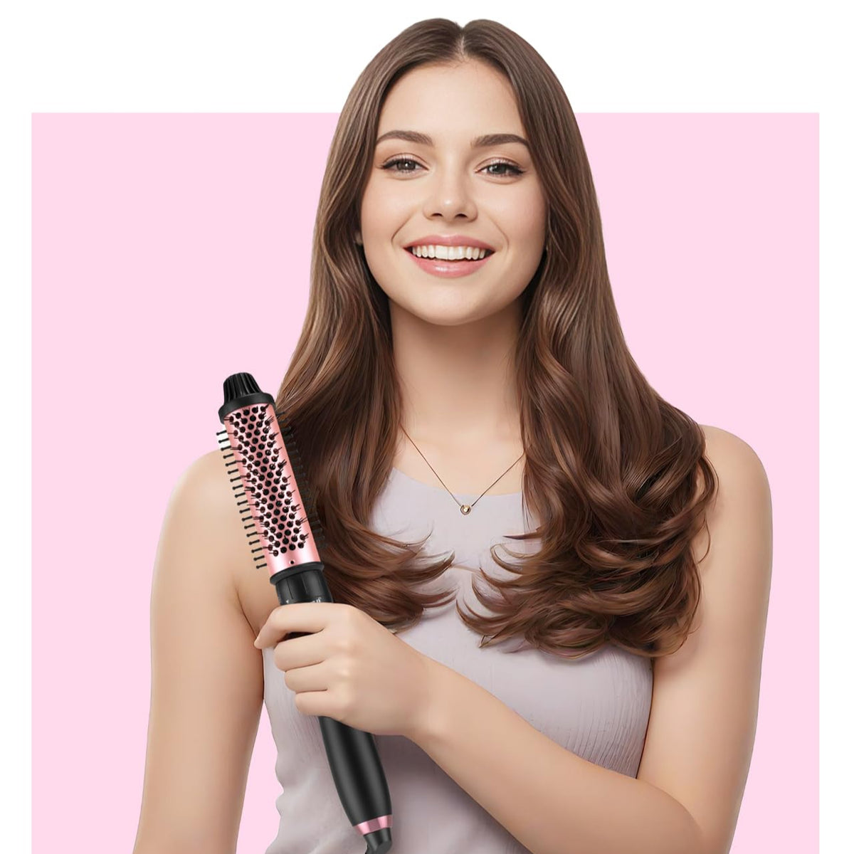 Electric Heating Brush Curler