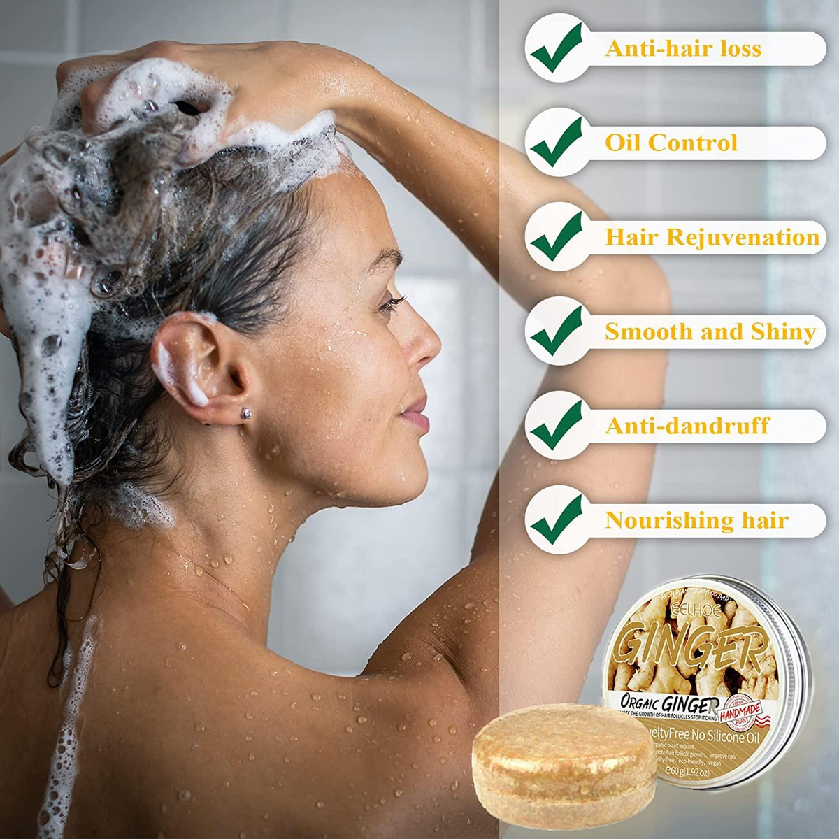 Ginger Shampoo Soap