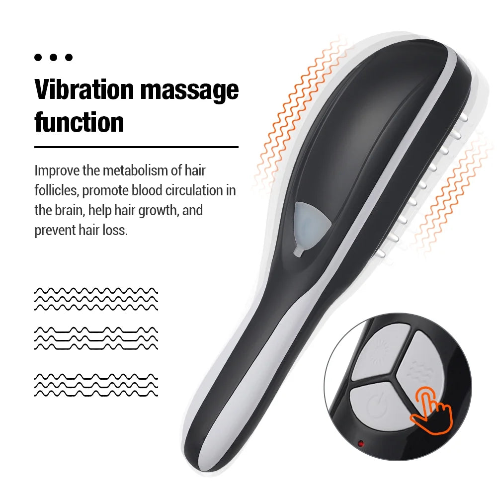 Nanospray Vibration Massage Comb