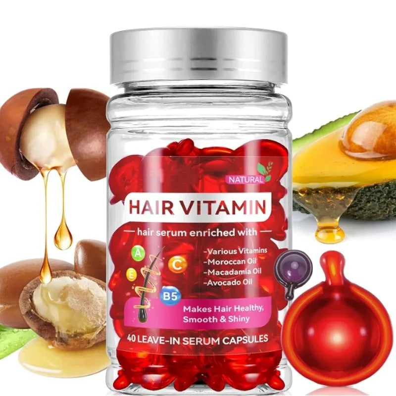 Hair Vitamin Treatment Oil - 40 Capsules